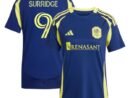 Sam Surridge Nashville SC adidas Women's 2025 The Heart of Nashville Kit Replica Player Jersey - Navy