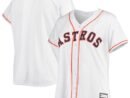 Houston Astros Women's Plus Size Home Replica Team Jersey - White