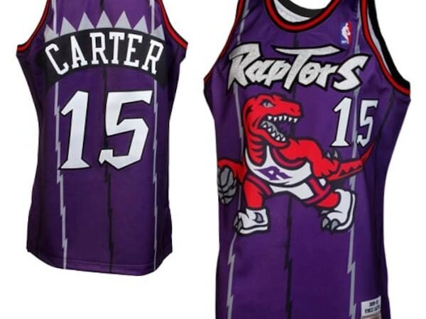 Vince Carter Toronto Raptors 1998/99 Throwback Authentic Jersey - Purple