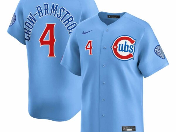 Pete Crow-Armstrong Chicago Cubs Nike Alternate 2 Limeted Player Jersey - Blue