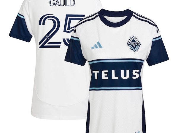 Ryan Gauld Vancouver Whitecaps FC adidas Women's 2025 The Peak Replica Player Jersey - White