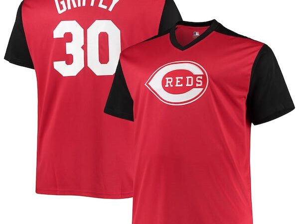 Ken Griffey Jr. Cincinnati Reds Cooperstown Collection Replica Player Jersey - Red/Black