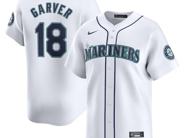 Mitch Garver Seattle Mariners Nike Home Limited Player Jersey – White