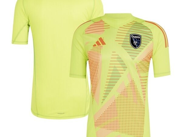 San Jose Earthquakes adidas 2024 Goalkeeper Jersey - Yellow