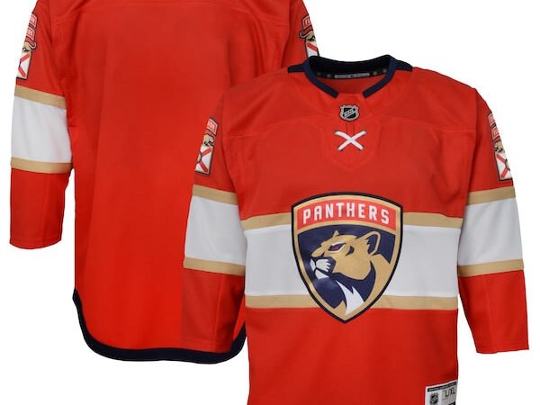 Florida Panthers Youth Home Premier Jersey - Red