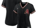 Arizona Diamondbacks Nike Women's Alternate Replica Team Jersey - Black