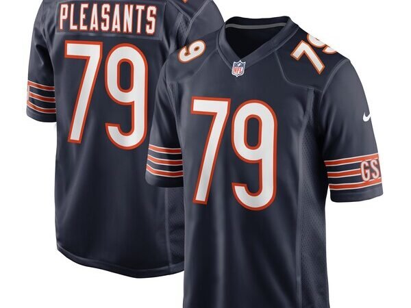 Austen Pleasants Chicago Bears Nike Game Jersey - Navy