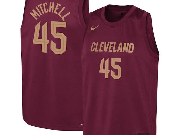 Donovan Mitchell Cleveland Cavaliers Nike Youth Swingman Jersey - Icon Edition - Wine