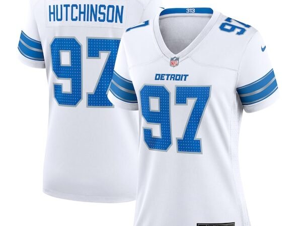Aidan Hutchinson Detroit Lions Nike Women's Game Jersey - White