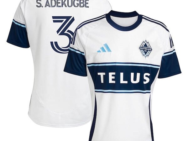 Samuel Adekugbe Vancouver Whitecaps FC adidas 2025 The Peak Replica Player Jersey - White