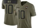 Bo Nix Denver Broncos Nike 2025 Salute to Service Limited Jersey - Olive