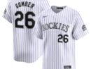 Austin Gomber Colorado Rockies Nike Home Limited Player Jersey - White