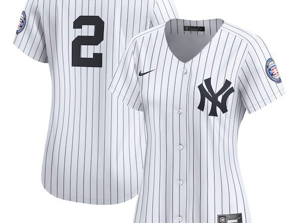 Derek Jeter New York Yankees Nike Women's Home Limited Player Jersey – White