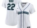 Women's Seattle Mariners Bryan Woo Nike White Home Replica Jersey