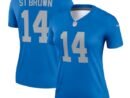 Amon-Ra St. Brown Detroit Lions Nike Women's Alternate Legend Player Performance Top -  Blue