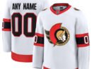 Ottawa Senators  Away Premium Custom Jersey - White/Black