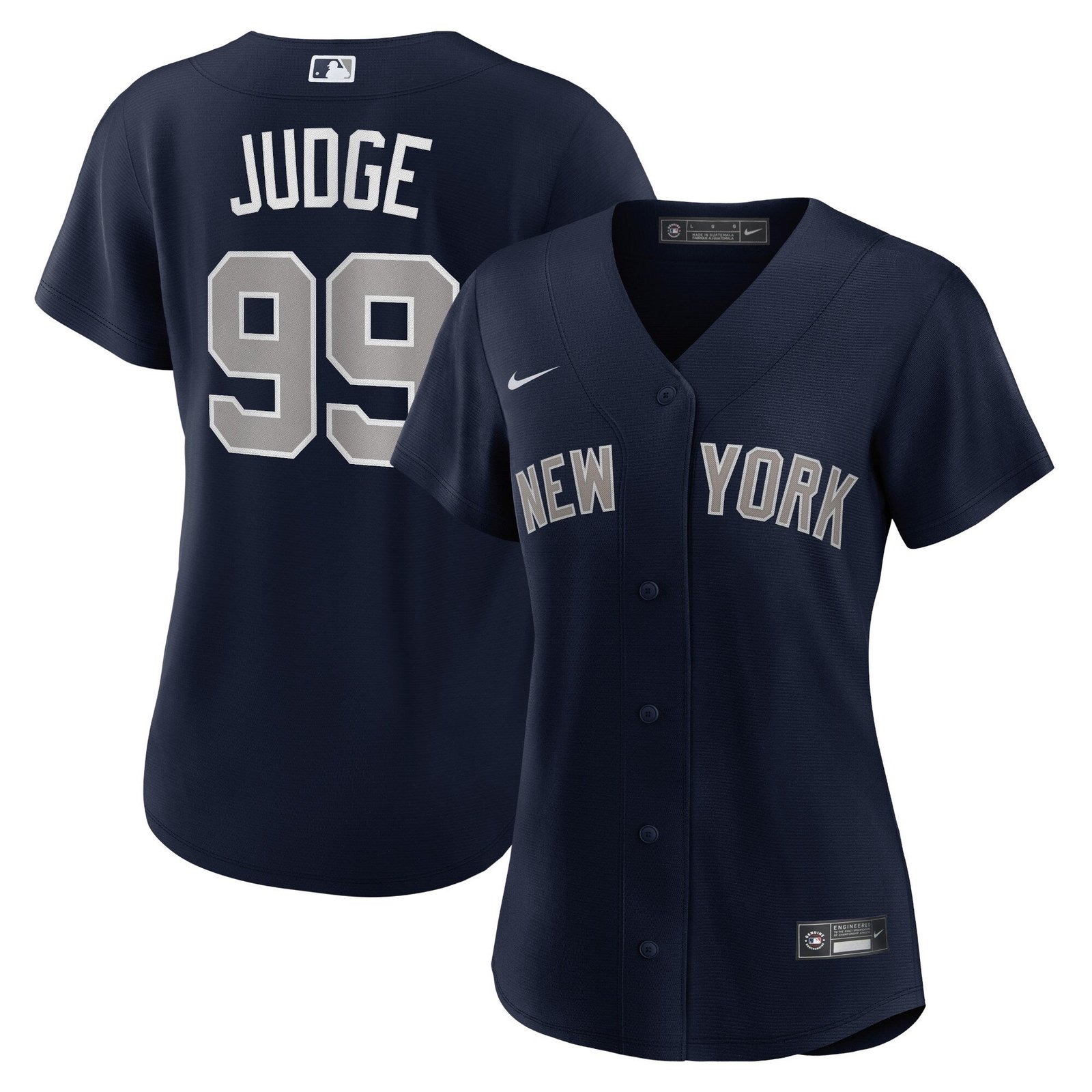 Aaron Judge New York Yankees Nike Women's Home Replica Player Jersey - White/Navy