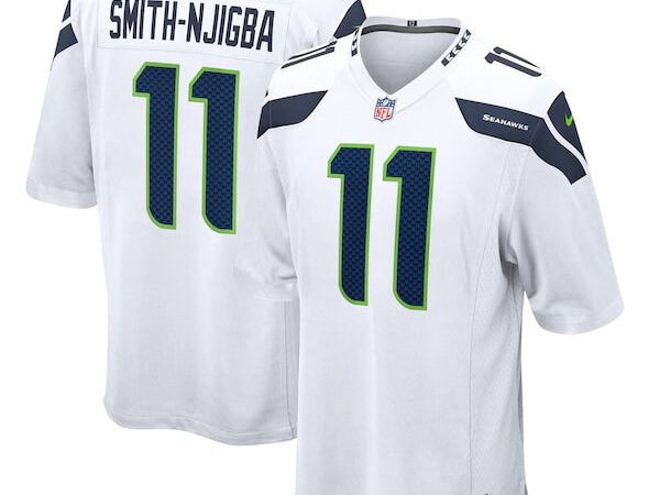 Jaxon Smith-Njigba Seattle Seahawks Nike Away Game Jersey - White