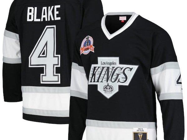 Rob Blake Los Angeles Kings  1992/93 Blue Line Player Jersey - Black