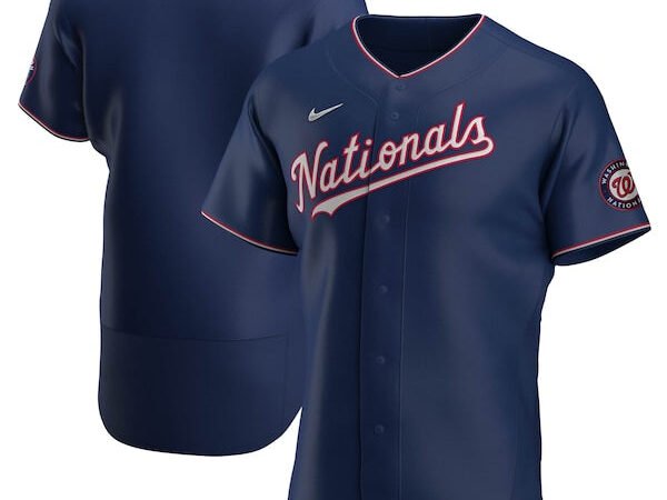 Washington Nationals Nike Alternate Authentic Team Jersey - Navy