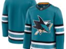 San Jose Sharks  Home Premium Jersey - Teal/Black
