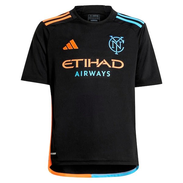 Thiago Martins New York City FC adidas Youth 2024 24/7 Kit Replica Player Jersey – Black