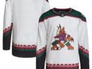 Arizona Coyotes adidas Men's Away Primegreen Authentic Blank Jersey - White