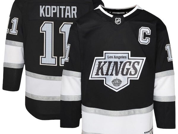 Anze Kopitar Los Angeles Kings Youth Premier Player Jersey - Black