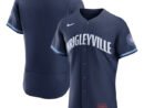 Chicago Cubs Nike City Connect Authentic Jersey - Navy
