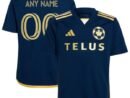 Vancouver Whitecaps FC adidas Youth 2024 The 50 Replica Custom Jersey - Navy