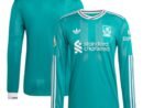 Liverpool adidas 2025/26 Third Authentic Long Sleeve Jersey - Green