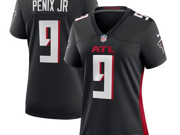 Michael Penix Jr. Atlanta Falcons Nike Women's Game Jersey -  Black