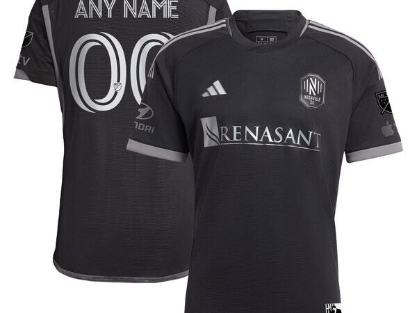 Nashville SC adidas 2024 Man In Black Kit Authentic Custom Jersey - Black