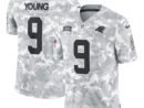 Bryce Young Carolina Panthers Nike 2024 Salute to Service Limited Jersey - Arctic Camo