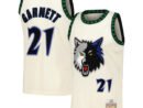 Kevin Garnett Minnesota Timberwolves  Chainstitch Swingman Jersey - Cream