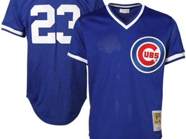 Ryne Sandberg Chicago Cubs Cooperstown Authentic Collection Throwback Replica Jersey - Royal Blue