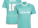 Lionel Messi Inter Miami CF adidas 2024 Archive Replica Player Jersey - Aqua