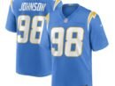 Austin Johnson Los Angeles Chargers Nike Game Player Jersey - Powder Blue