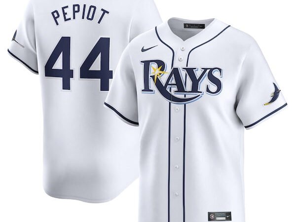 Ryan Pepiot Tampa Bay Rays Nike Home Limited Player Jersey - White