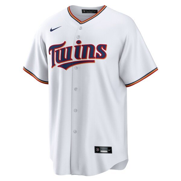 Minnesota Twins Nike Home Blank Replica Jersey - White