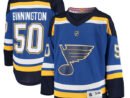 Jordan Binnington St. Louis Blues Youth Home Replica Player Jersey - Blue