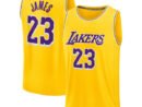 LeBron James Los Angeles Lakers  Youth Fast Break Replica Player Jersey - Icon Edition - Gold