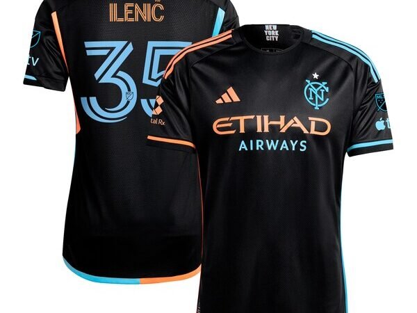 Mitja Ilenič New York City FC adidas 2024 24/7 Kit Authentic Player Jersey - Black