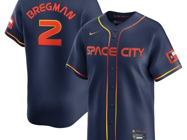 Alex Bregman Houston Astros Nike City Connect Limited Player Jersey - Navy