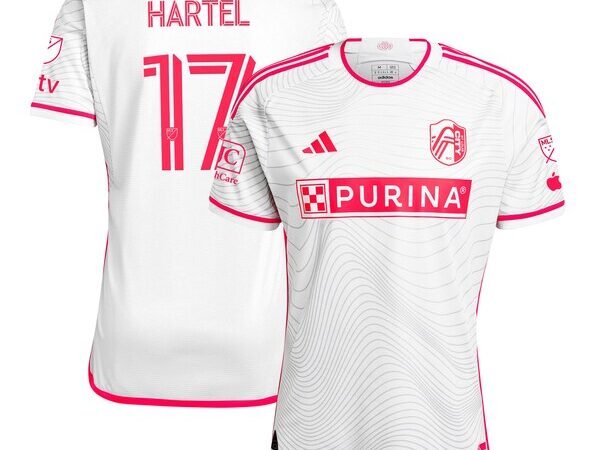 Marcel Hartel St. Louis City SC adidas 2024 The Confluence Kit Authentic Player Jersey - White
