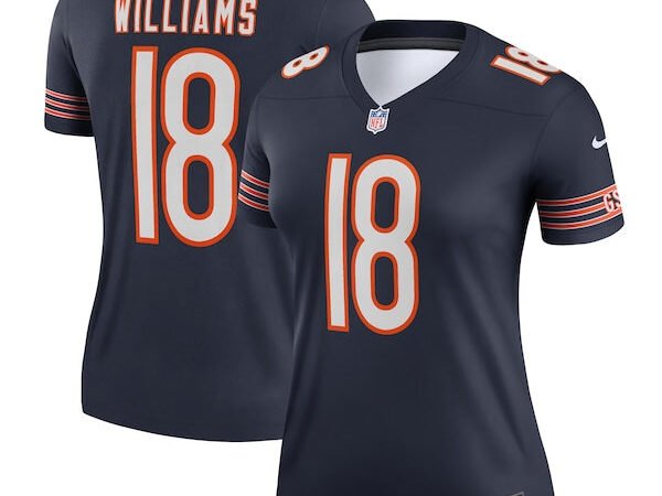 Caleb Williams Chicago Bears Nike Women's Legend Player Performance Top -  Navy/Orange