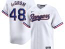 Jacob deGrom Texas Rangers Nike 2024 Gold Collection Limited Player Jersey – White