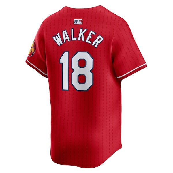 Jordan Walker St. Louis Cardinals Nike City Connect Limited Jersey - Red