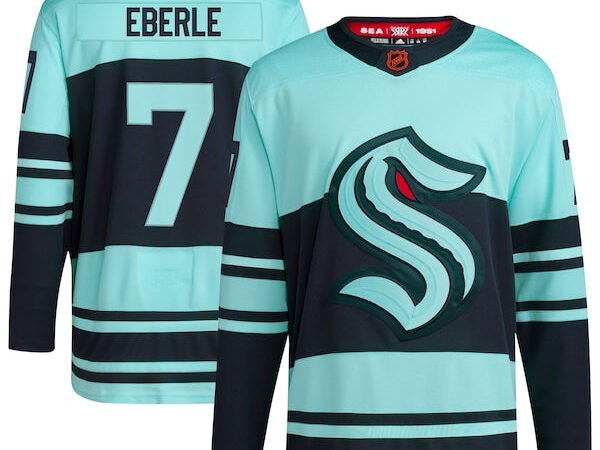 Jordan Eberle Seattle Kraken adidas Reverse Retro 2.0 Authentic Player Jersey - Light Blue