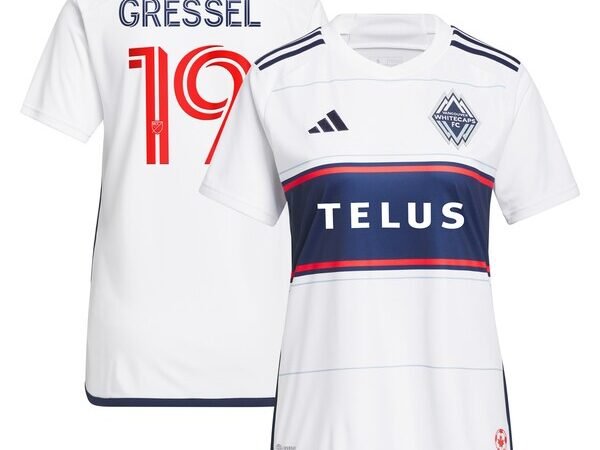 Julian Gressel Vancouver Whitecaps FC adidas Women's 2024 Bloodlines Replica Player Jersey - White